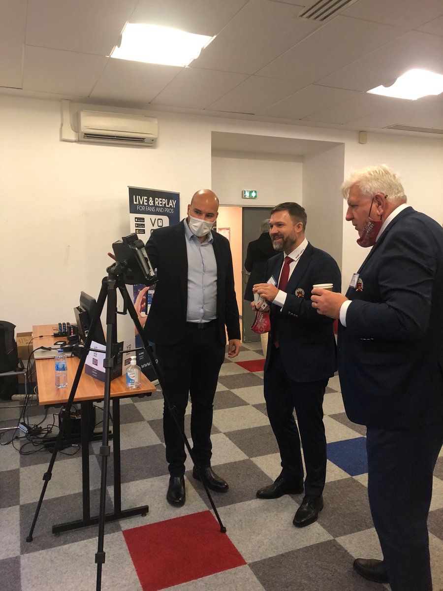 VOGO_Group's tweet photo. Cette semaine nous présentions à l'AG 2021 de @rugby_europe les solutions #VOGOSPORT et #VOKKERO à l'ensemble des Fédérations membres de Rugby Europe🏉🌎 Merci pour votre accueil !
#TMO #HIA #sportech #REC #referee #VAR https://t.co/XBbEKefpfd