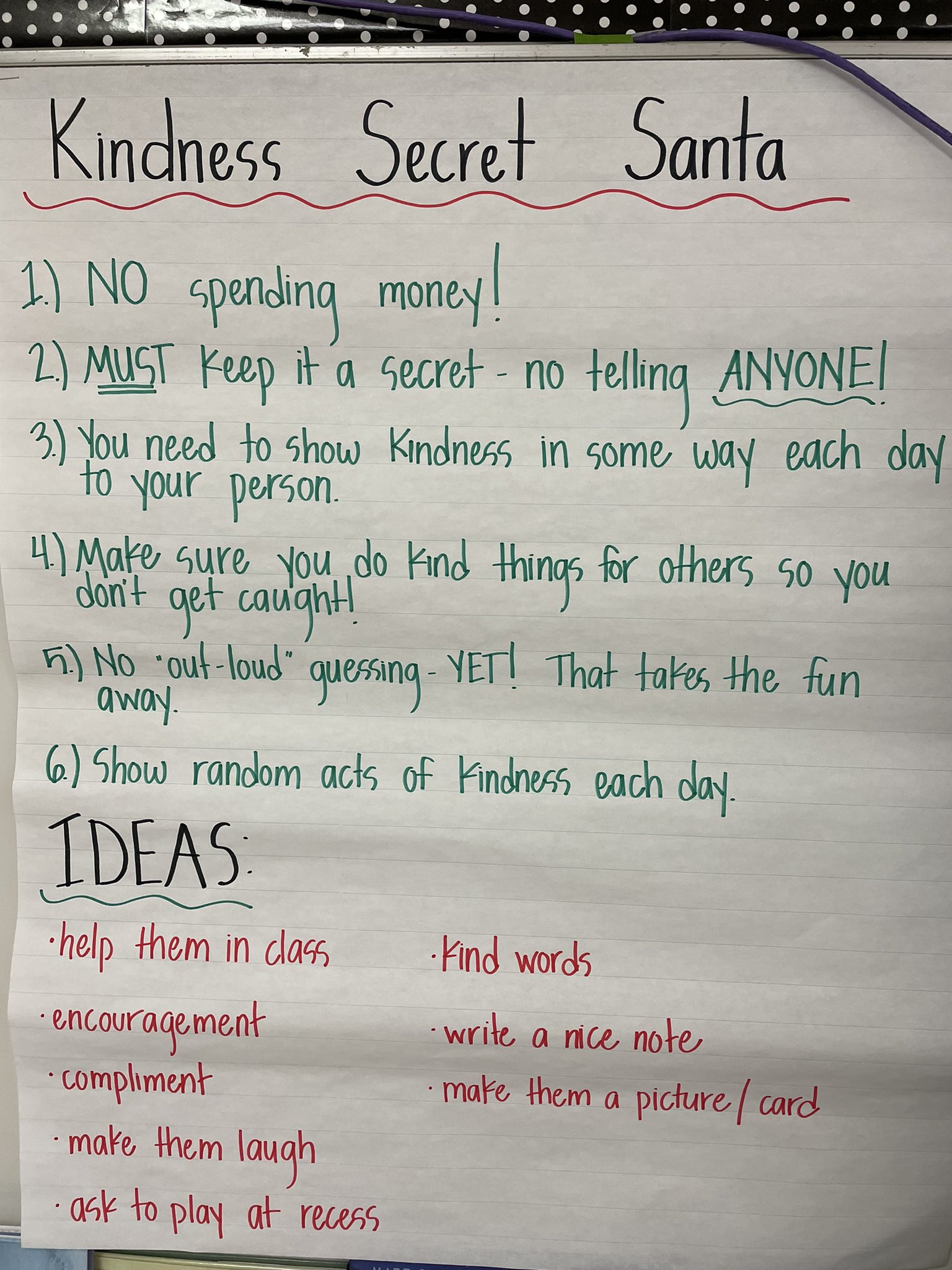 Secret 2024 santa notes