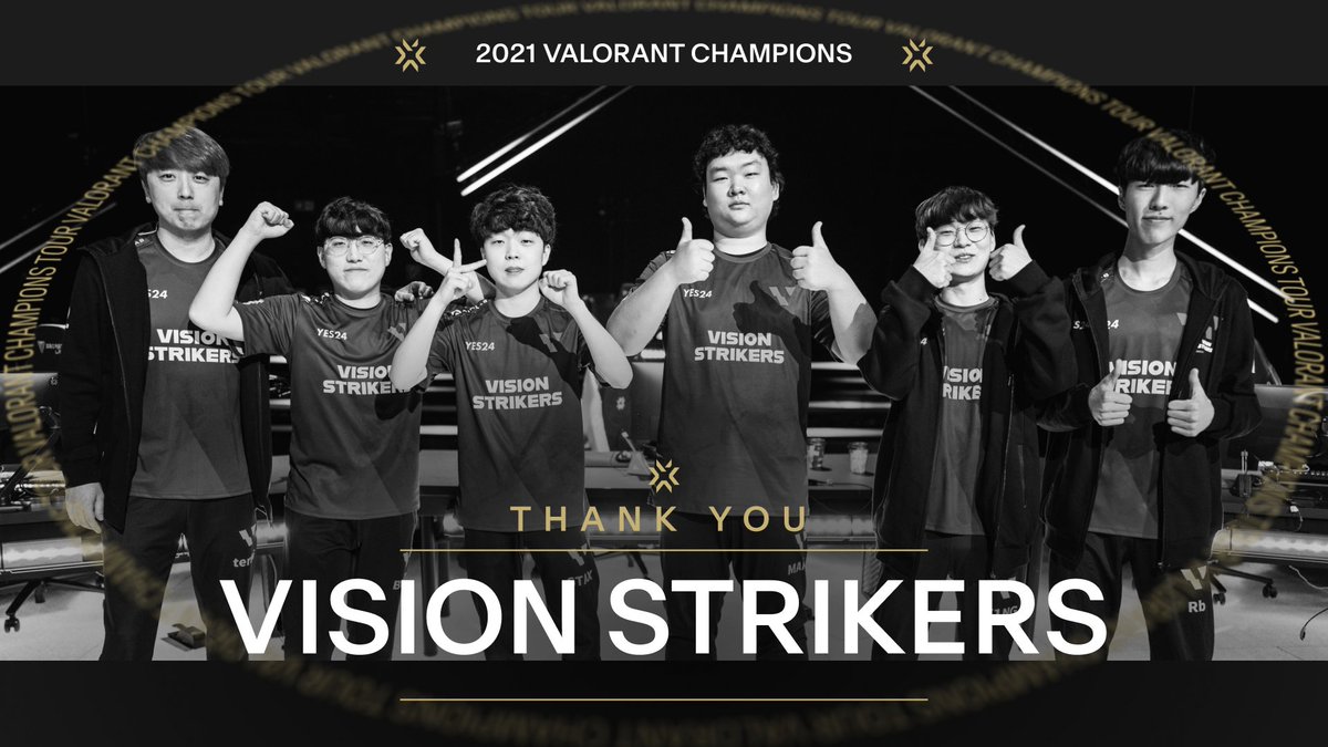 Always a pleasure to watch.

GGs @VisionStrikers. #VALORANTChampions