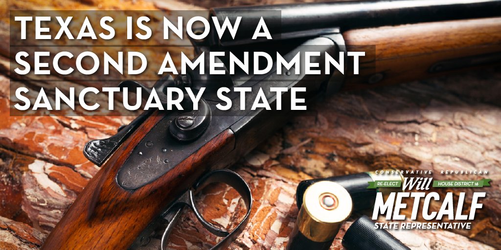 I joint-authored and passed the legislation to make Texas a 2nd Amendment Sanctuary State. This legislation blocks state entities from assisting in or enforcing any overreaching firearm mandates or regulations from the federal government.