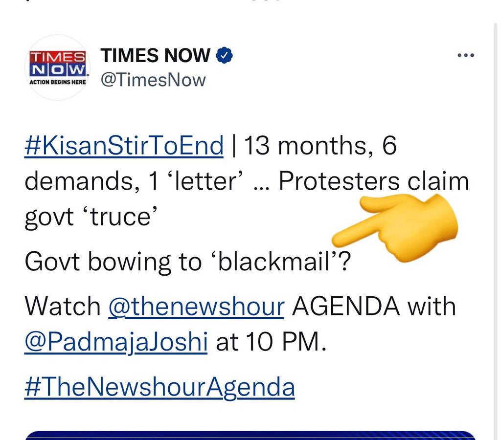 garrywalia_'s tweet photo. Stop defaming farmers GODI MEDIA 

#TimesNowMurdabaad https://t.co/LTs2zh9R41