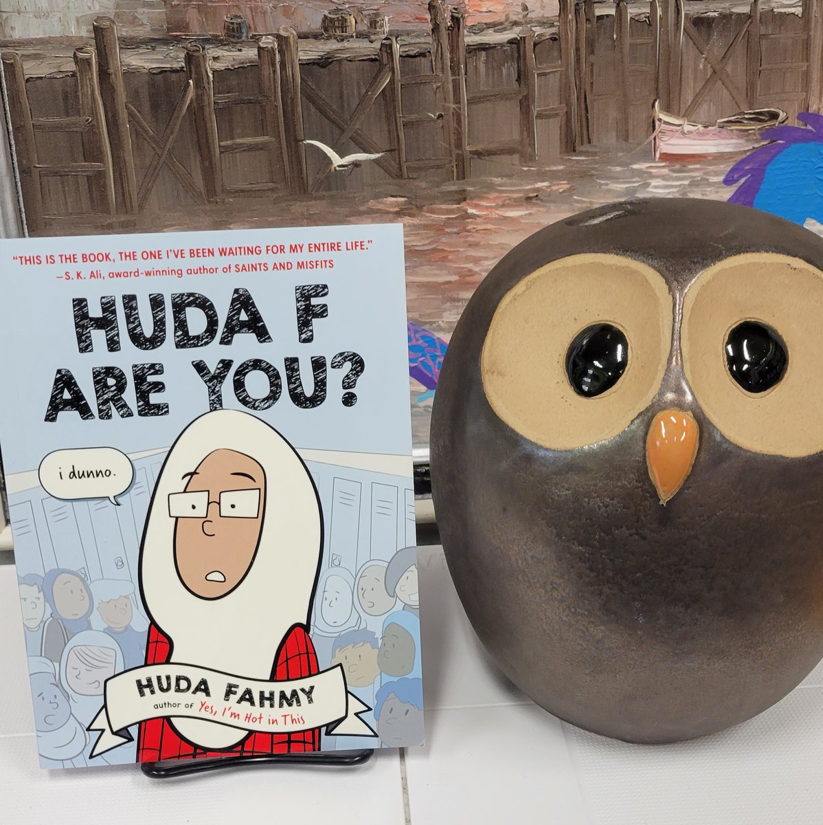 New book day! Huda F Are You? by @yesimhotinthis #GraphicMemoir #FunnyAndRelatable #TheTitleMakesMeGiggle #NewBookDay #ILoveTuesdays #TeenLoft12170