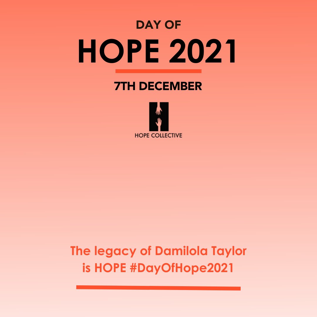 @nvbaker “#TheDayofHope is Damilola Taylors legacy dedicated to inspiring young people, just like Damilola, who deserve to have their hopes & dreams heard. As Head of Notts VRU & as a member of the @HopeCollective2 I am committed to making that happen” #ChangingTheConversation