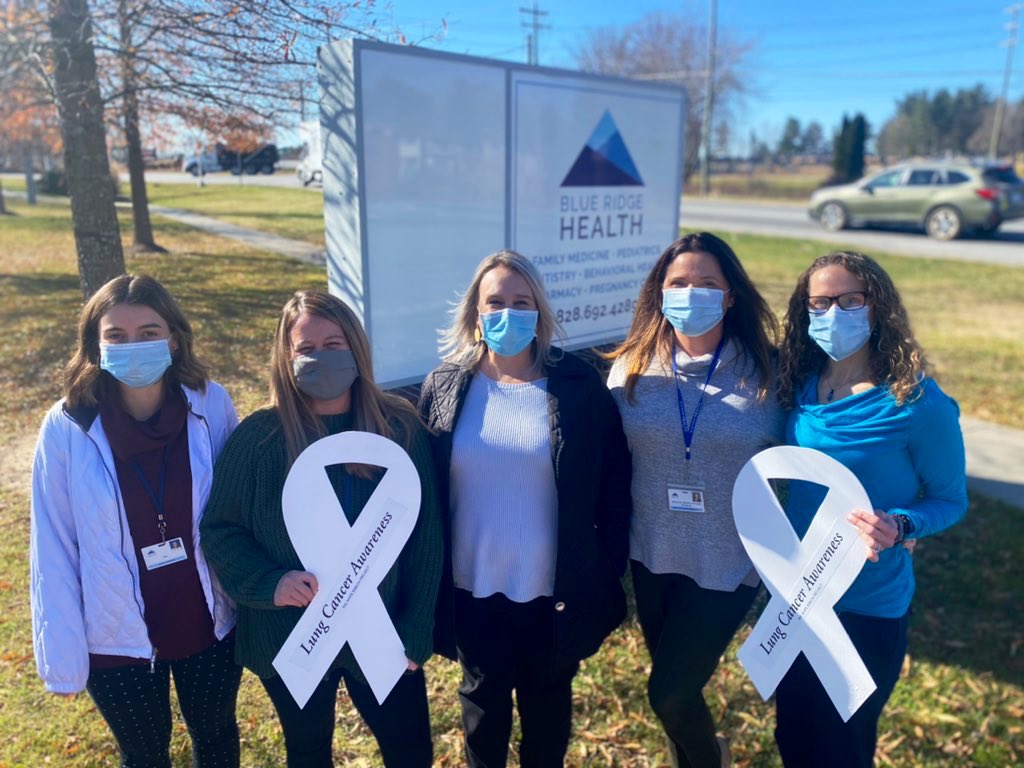chrisdraft's tweet photo. I had the pleasure of presenting 2 @TheWRP4LC “white ribbons” #madewithlove @BlueRidgeHealth! Thx to @AmericanCancer @NLCRTnews @NFL #BRH is 1of 8 #CrucialCatch #LungHealthSites #LCScreening #Changingthefaceoflungcancer #lcsm https://t.co/Tbjvdc3ve1