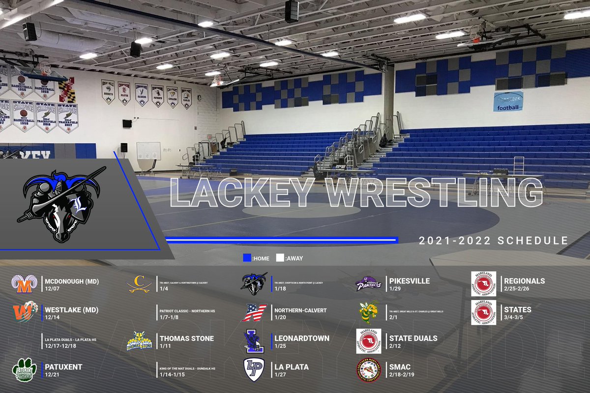 Wrestling Schedule!