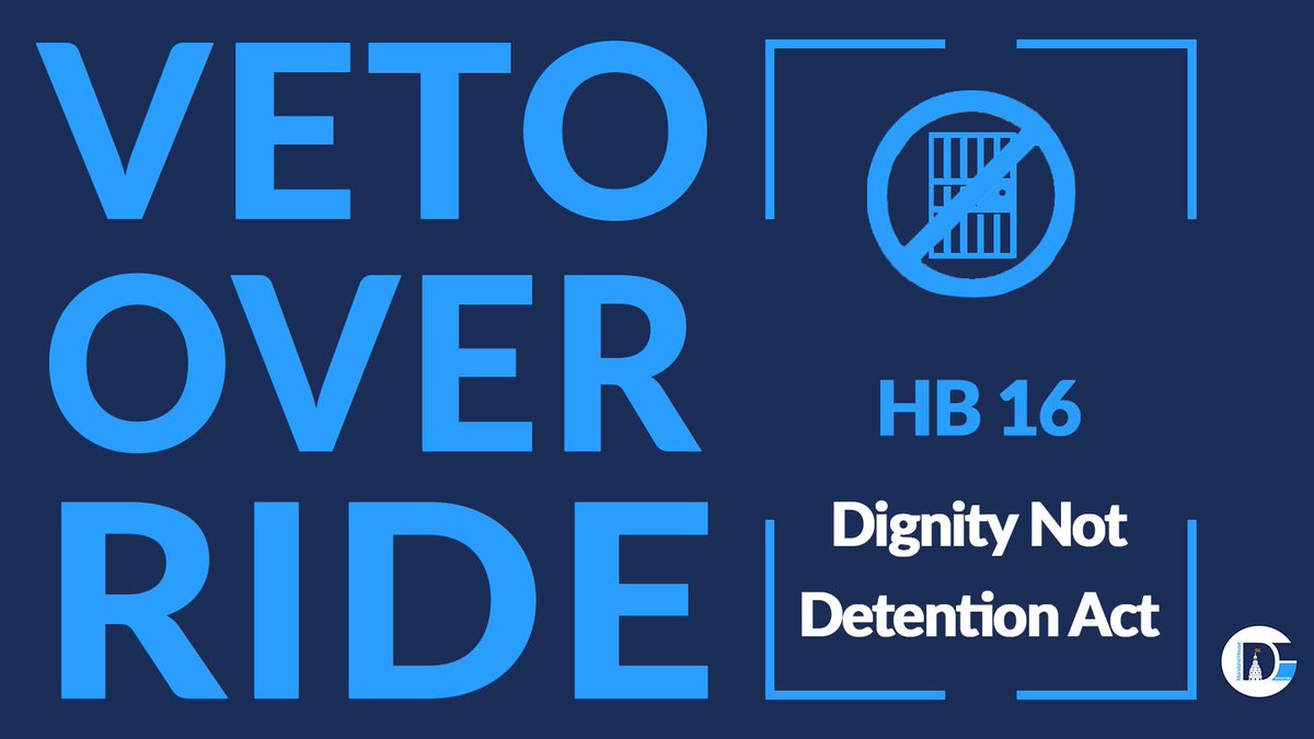 So proud of our veto override of #DignityNotDetention Act. All of our immigrant neighbors are welcome. Maryland counties will no longer make money off of family separation. #Working4MD #SpecialSession21