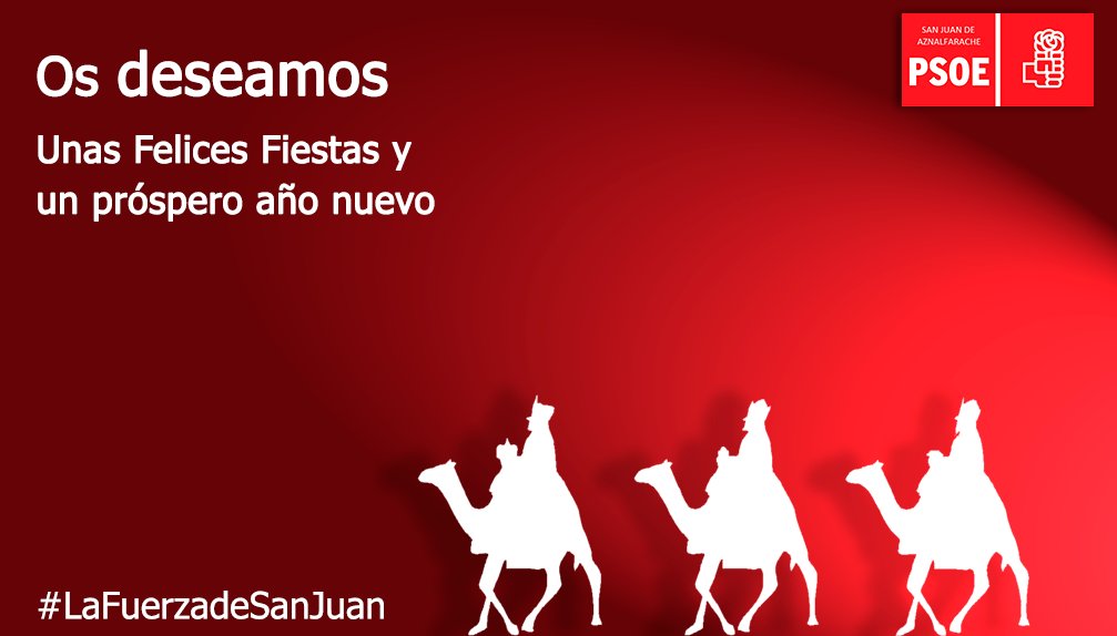 Como acto de responsabilidad, se ha decidido aplazar la comida de Navidad, prevista para el sábado 11 de diciembre, hasta que los datos de contagios por Covid se estabilicen o bajen. #LaFuerzadeSanjuan