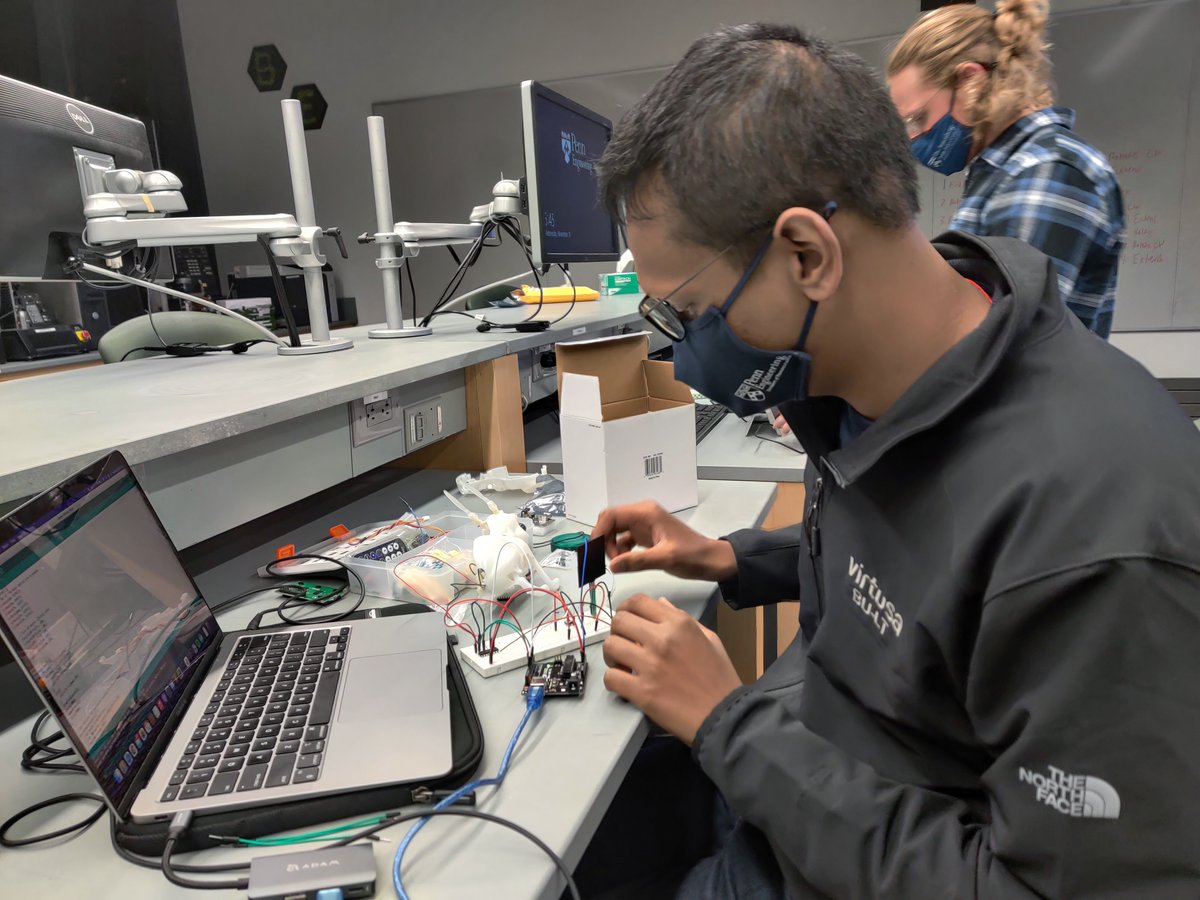 PennBElabs's tweet image. Students working on the @PennIPD and @pennbioeng Rehab Engineering class by Dr. Michelle Johnson (@RehabRobot of @PennMedicine and @GRASPlab). 

@Penn @PennEngineers #PennEngineering #MakerSpace #Bioengineering #BiomedicalEngineering #BioMakerSpace
