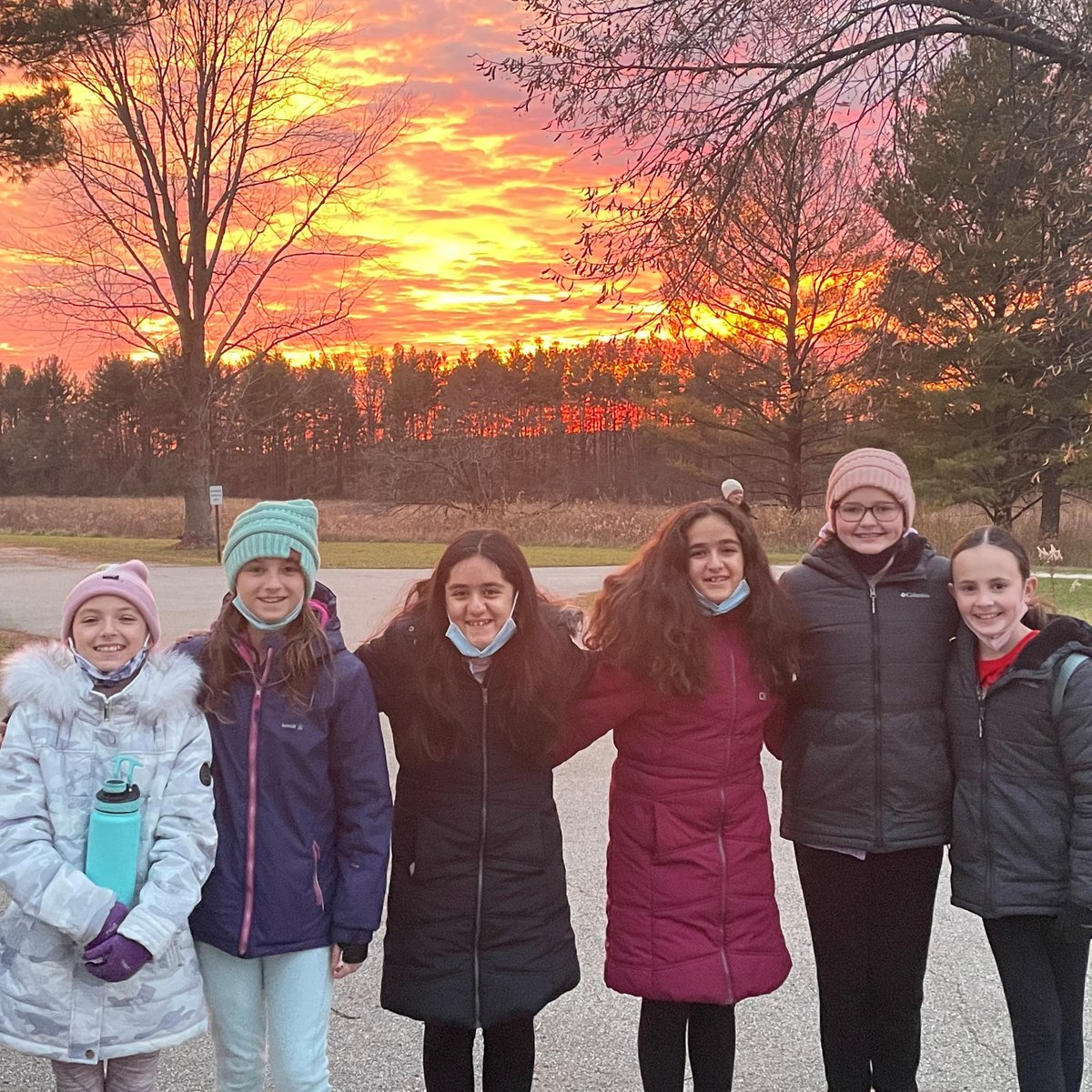GeoAdventure Club time travelled to the 1800s! ⌛️Students had fun learning about life before electricity at the Durant-Peterson House &amp; Sholes School by making holiday treats by the hearth and kettle corn on the campfire. Thanks to Mrs. LaGrassa for sharing these photos!
