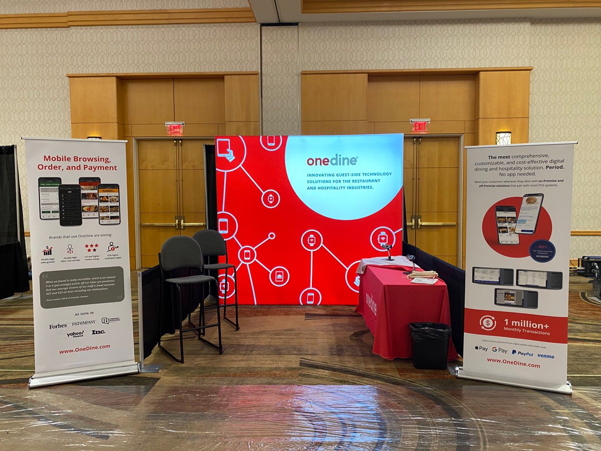 Thrilled to be at the Restaurant Leadership Conference in Arizona Dec 7-8.

Come by booth #443 for a demo of the most comprehensive, customizable, and cost-effective digital dining &amp; hospitality solution. 

#restaurants #restauranttech #RLC2021 #laborshortage #hospitality