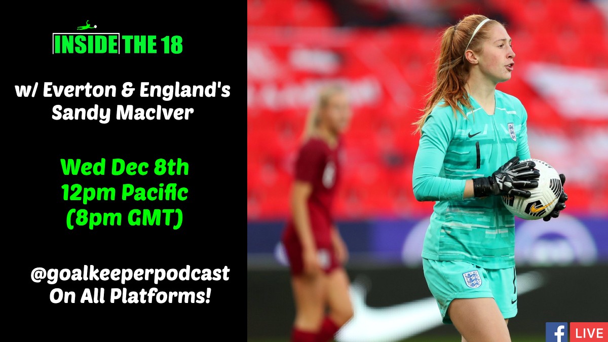 Insiders! 👀🚨Going Live w/ @EvertonWomen & @Lionesses GK @SandyMacIver_ Chatting dealing w/ isolation🧍, Sandy's time at US University 🎓 & more! Tune in to facebook.com/goalkeeperpodc… & join us in chat! @ianmccaldon @England @timdittmer #goalkeepers #everton #england #podcasts