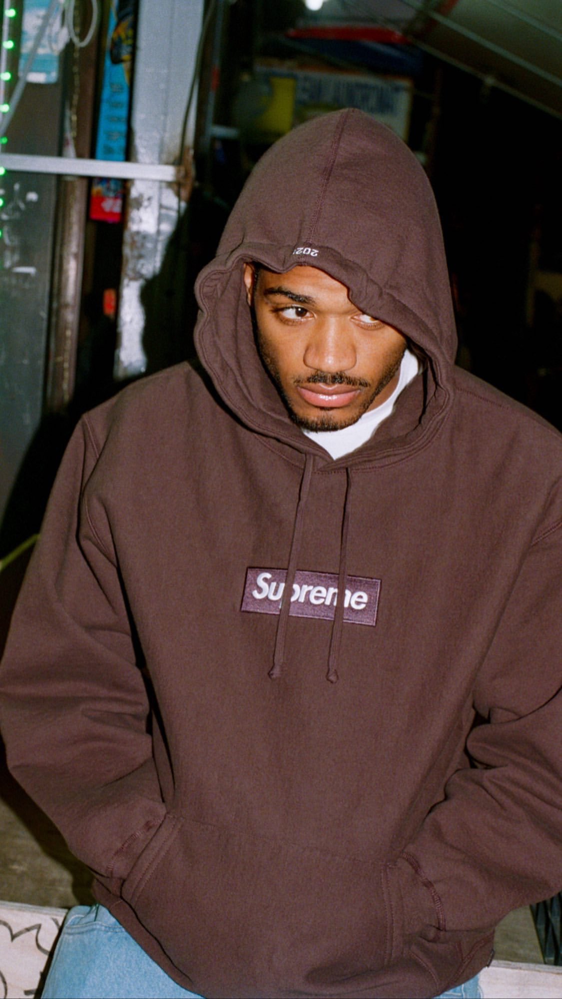 ☆Supreme box logo hooded☆dark brown Mサイズ | www.jarussi.com.br