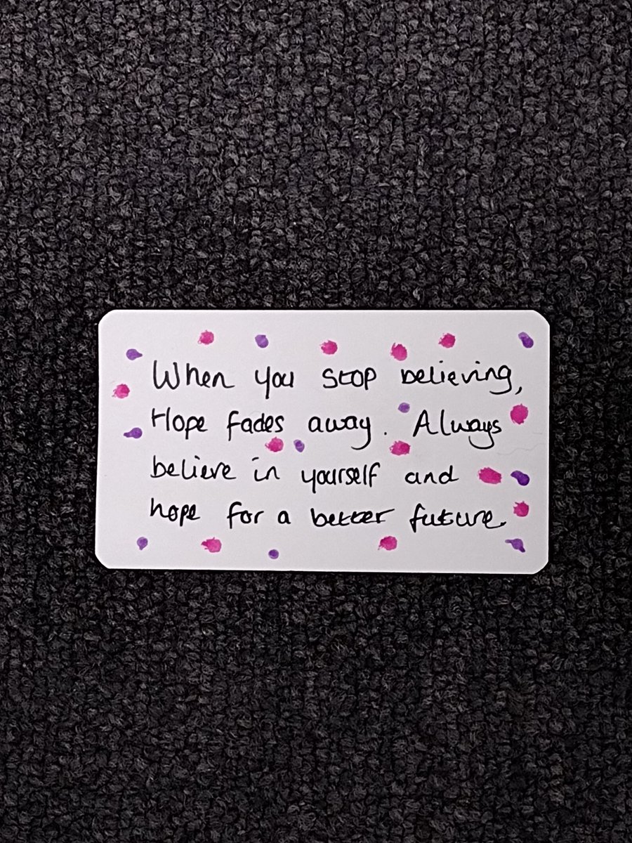 mahdloyouthzone's tweet image. Last night we spent time with our senior members, talking about hope. This is a message one of them wrote.

💛

#DayOfHope2021 @HopeCollective2 @DTTlondon