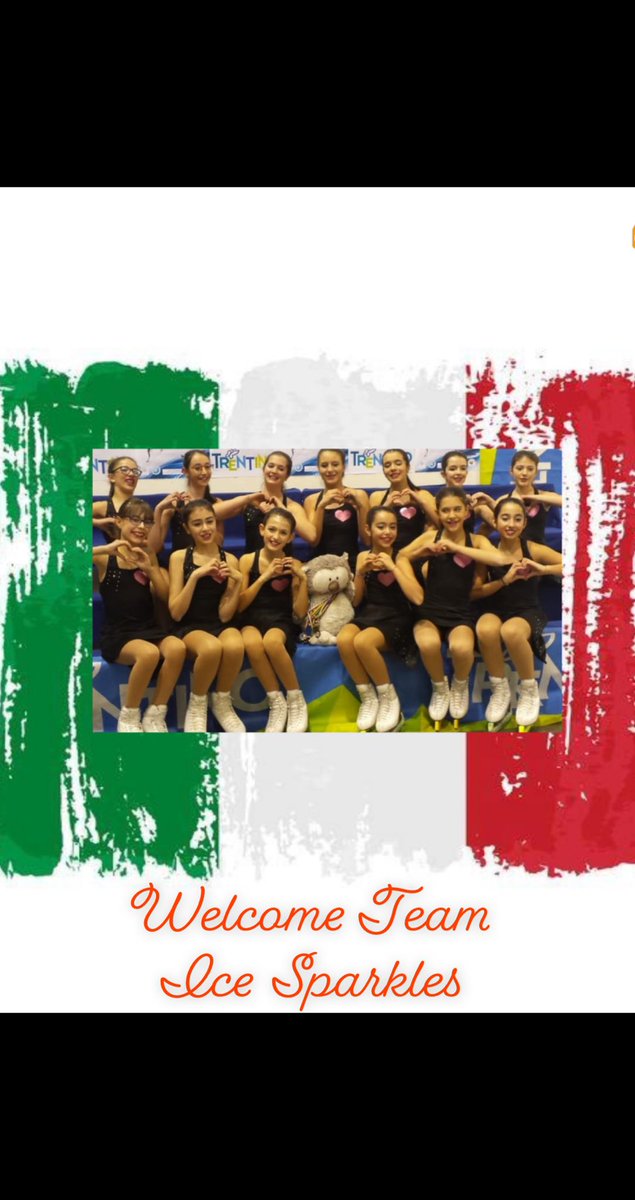 We welcome to the Ice Sparkles Team from Italy #tissot #tissotneuchateltrophy #neuchatel #synchronisediceskating