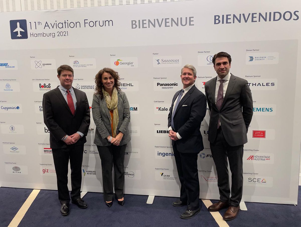 Gulfstream Aerospace, the Georgia Department of Economic Development and SEDA are at the 11th Aviation Forum in Hamburg in Germany where Gulfstream’s Jay Neely presented a keynote: How Aerospace &amp; Economic Partnerships Propel Global Aviation Success.