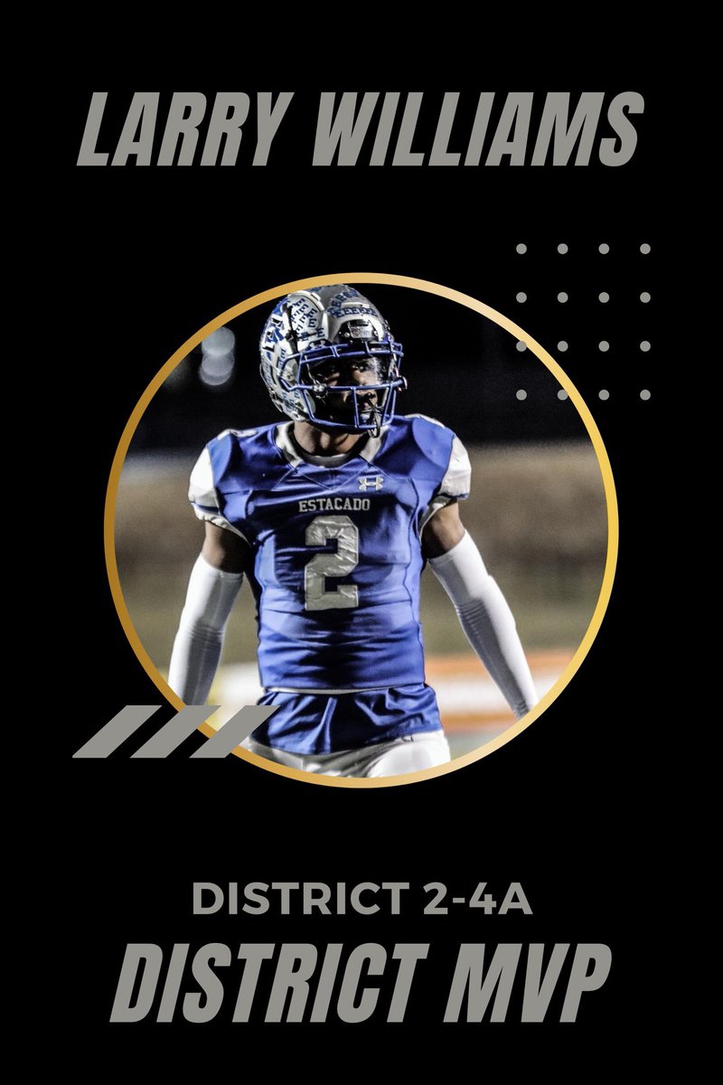 Coach_Babaa's tweet photo. 🚨RECRUITING SPOTLIGHT🚨

Senior Larry Williams @Larrywilliams_2 
Height: 6’1
Weight: 180 
Seeking JUCO opportunity 
Highlights: https://t.co/ym3i0jneHn
 
⁃2-4A District MVP
⁃1st team Unanimous all District WR/OLB
⁃11 total TD’s, 80 Tkls, 3 takeaways
⁃No offers! https://t.co/b0FdiFgoQ3