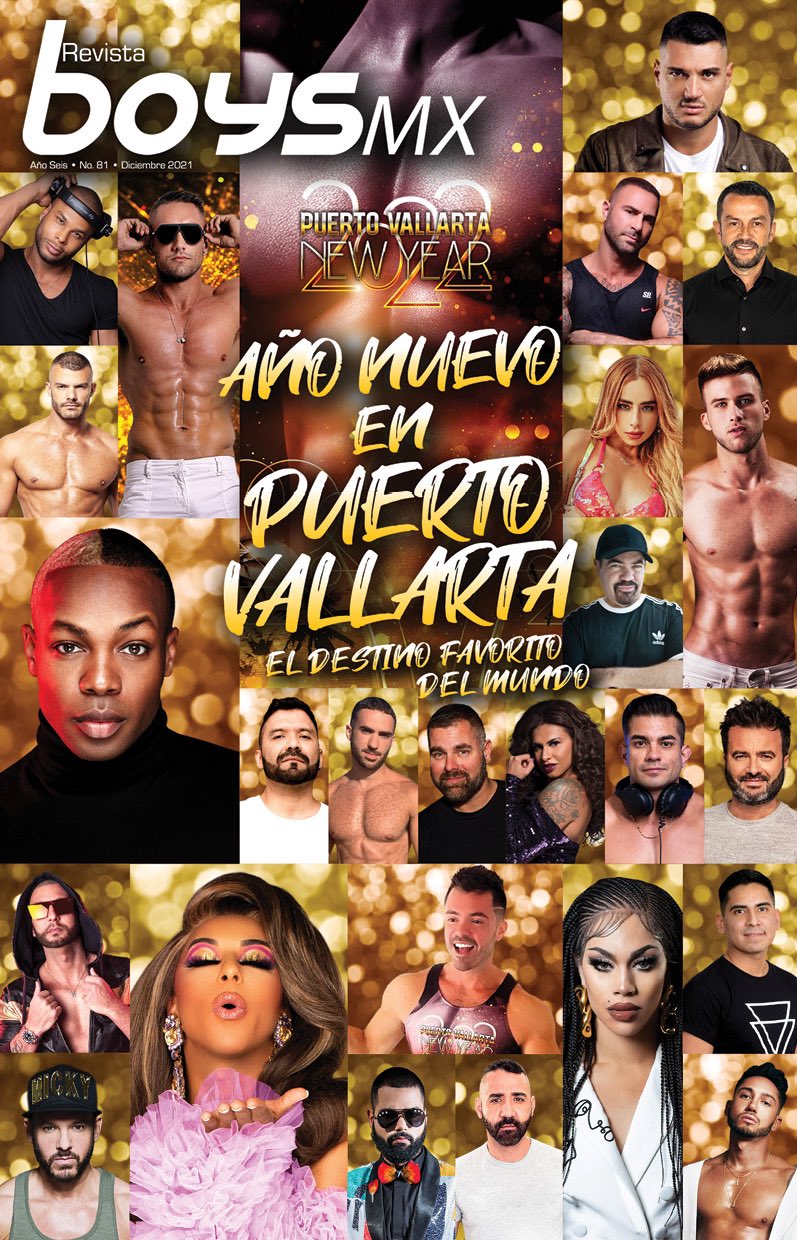 Nueva edición de @revistaboysmx #EnPortada Puerto Vallarta NEW YEAR 2022 vía #Jubileo @AlmarResort @MantamarBC