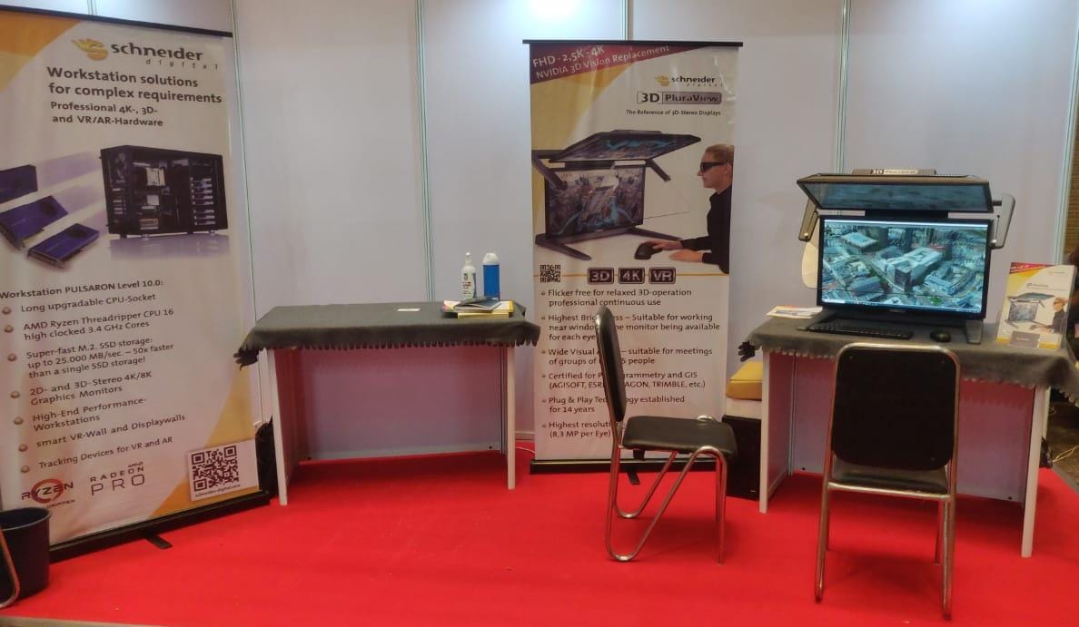 TechSchnell's tweet image. #GeoSmartIndia2021, HICC, Hyderabad (8th &amp;amp; 9th Dec)
At Booth No. 41, #SchneiderDigital invites you to experience  the true #3Dvisualisation using our #PlugandPlay #3Dstereomonitor
(#3DPluraraview) 

#Photogrammetry #GIS #3DStereo #Hyderabad #India