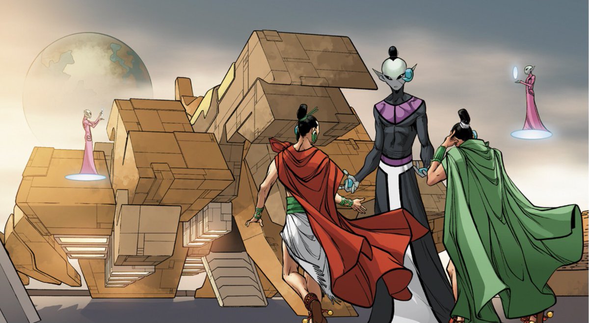 Two Mayan brothers hurtle into outer space, only to return to Earth divided when they find their culture &amp; civilization destroyed! 

See how <a href="/almadrigal/">Al Madrigal</a> combines elements of #MayanCulture w/ his passion for #superheroes in his new title PRIMOS w/ <a href="/CarloBarberi/">Carlo Barberi</a>.

Click on Bio Link