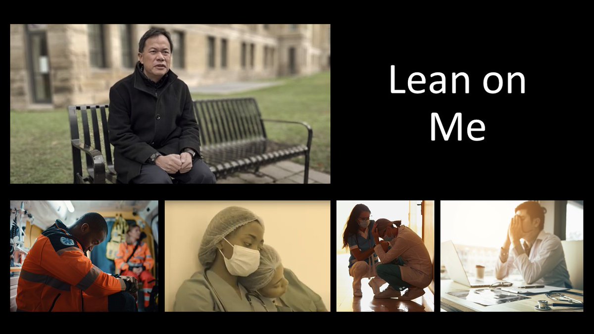 Dr. Ben Chan (@dr_benchan) on Twitter photo For @IHPMEUofT <a href="/UofT_dlsph/">U of T Public Health</a> #Moonshot conference on #burnout I did this video #LeanOnMe encouraging #healthcareworkers to recognize symptoms & seek help. Shout out to resources f/ <a href="/CMA_Docs/">Canadian Medical Association</a> <a href="/OntariosDoctors/">Ontario Medical Association</a> <a href="/RNAO/">RNAO</a> @Ontarionurses <a href="/UofTStudentLife/">University of Toronto Student Life</a> <a href="/JohnYipTO/">John Yip (he/him/il)</a>
youtube.com/watch?v=UItOhe… For @IHPMEUofT <a href="/UofT_dlsph/">U of T Public Health</a> #Moonshot conference on #burnout I did this video #LeanOnMe encouraging #healthcareworkers to recognize symptoms & seek help. Shout out to resources f/ <a href="/CMA_Docs/">Canadian Medical Association</a> <a href="/OntariosDoctors/">Ontario Medical Association</a> <a href="/RNAO/">RNAO</a> @Ontarionurses <a href="/UofTStudentLife/">University of Toronto Student Life</a> <a href="/JohnYipTO/">John Yip (he/him/il)</a>
youtube.com/watch?v=UItOhe…