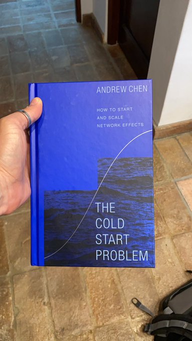 Congrats @andrewchen! Excited for the upcoming release of The Cold Start Problem! Looking forward to<a class="tags" target="_blank" title="On Twitter" href="/?out=eyJ0eXAiOiJKV1QiLCJhbGciOiJIUzUxMiJ9.eyJpYXQiOjE3MjM2MTQ0NjIsImlzcyI6InR3cG9ybnN0YXJzLmNvbSIsIm5iZiI6MTcyMzYxNDQ2MiwiZXhwIjoxNzU1MTUwNDYyLCJyZWRpcmVjdF91cmwiOiJodHRwczovL3R3aXR0ZXIuY29tL2FuZHJld2NoZW4ifQ.8U4VdhK9kndaHJpKwkfjErMb9ksOXZfP27tTsKgE1pDegwNjqWmIo-W_04I1QOWtjMyvOc_RJDlHtiXlkBHpOw">@andrewchen</a><a href="/tag/uncorkcap"class="tags"><span>#uncorkcap</span></a>