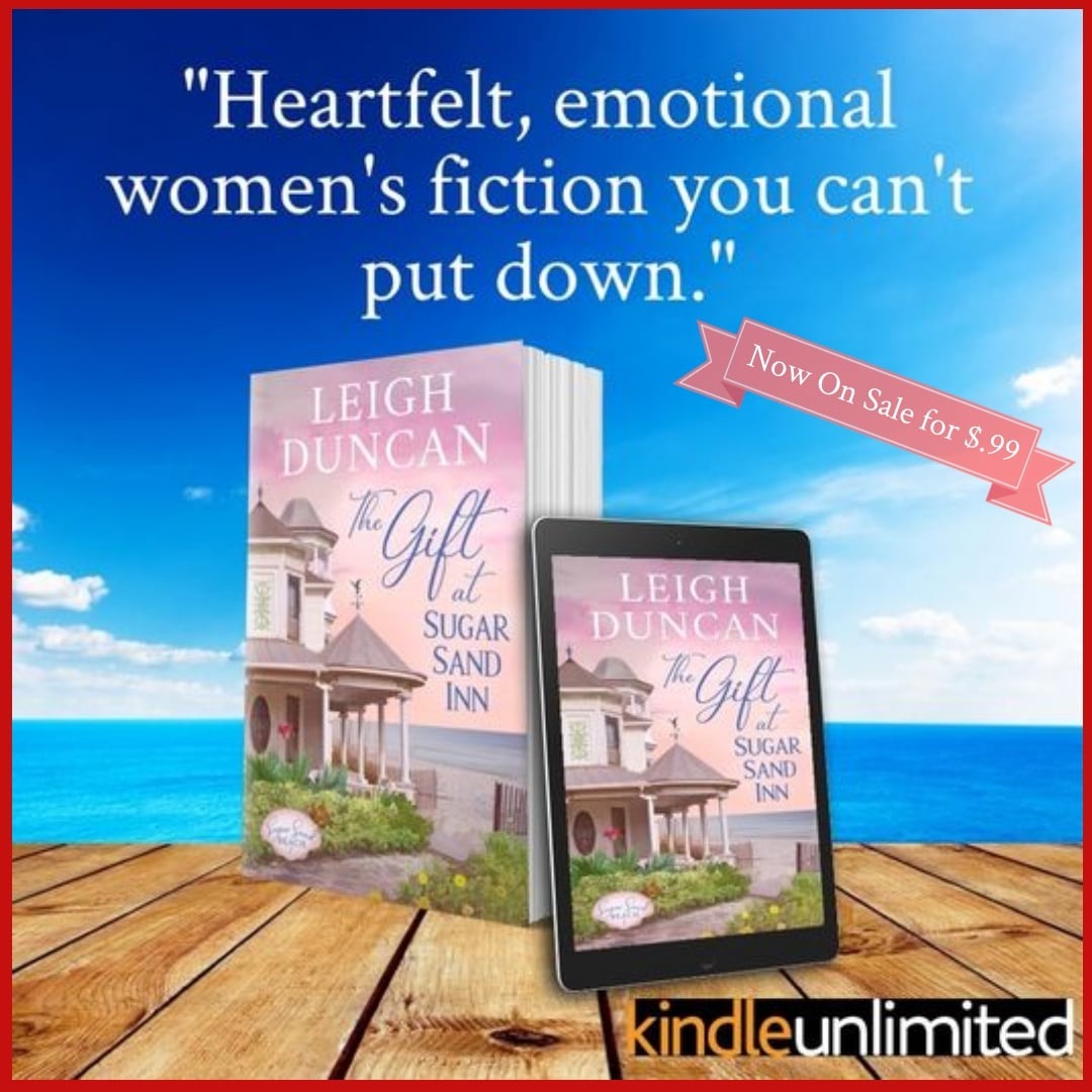 Heartfelt, emotional women's fiction at its best--The Gift At Sugar Sand Inn by Leigh Duncan. Now only $0.99. Available exclusively from Amazon and here's the .com Kindle store link... amazon.com/Gift-Sugar-San… Happy reading, much love, Amanda Xx 🥰