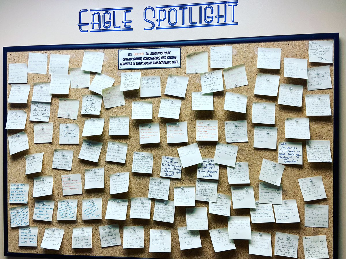 Eagle Spotlight: Staff spotlighting each for their awesome efforts. #mparkproud #mpeaglespotlight