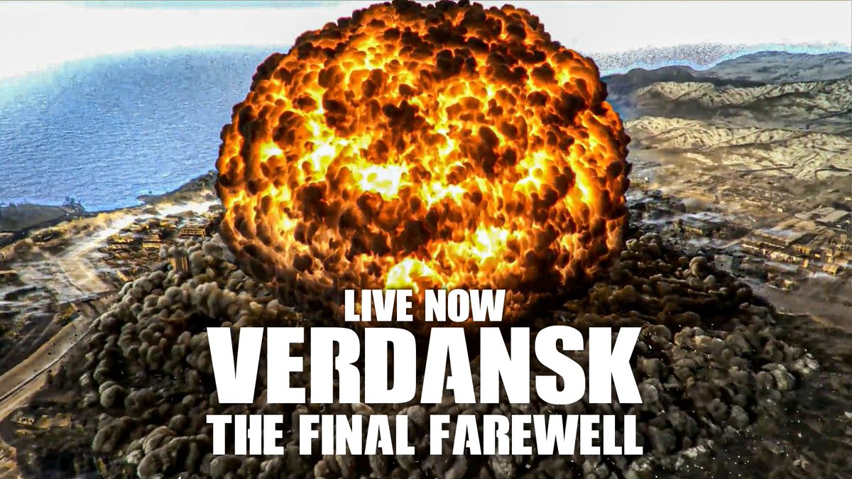 bearvisionmedia's tweet photo. LIVE NOW🔴
THE FINAL FAREWELL OF VERDANSK
Joined by @FuciusDon to drop in one last time. Special farewell video at the top of the show.
Come join us ❤️
https://t.co/tt9kPUFyEe
#lasthoursofverdansk #WarzonePacific https://t.co/EHpbbyWOWm