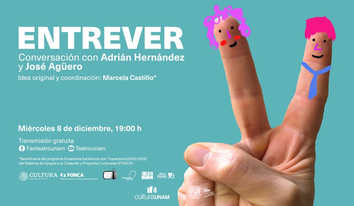 teatrounam's tweet photo. @teatroalvacio es una compañía que cambió la mirada sobre el teatro para la infancia en México, desde sus planteamientos escénicos hasta sus principios políticos, han cuestionado y replanteado la forma de comunicarnos con les niñes.

#Entrever 8 dic, 19 h
https://t.co/6IEK7Wmivz https://t.co/5ReVqDPdGj