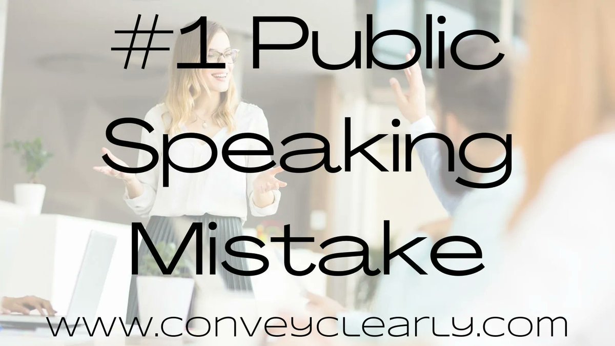#1 Public speaking mistake

conveyclearly.com/2016/02/06/the…

<a href="/ConveyClearly/">Ita M. Olsen, MA CCC/SLP</a>

   #publicspeaking #speakbetter #meetings #speechtraining #voicetraining #communicationskillstraining