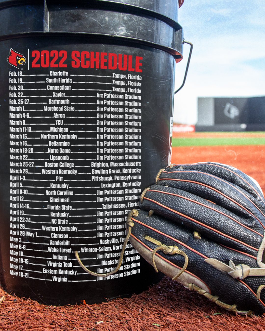 Louisville Baseball Schedule 2022 Louisville Baseball On Twitter: "🗣🗣🗣 It's Here! The 2022 Schedule Is  Finally Here! 📰: Https://T.co/37Uh4Oa29E 🎟: Https://T.co/T62U3Top45  #Gocards Https://T.co/Zgpir24Rsz" / Twitter