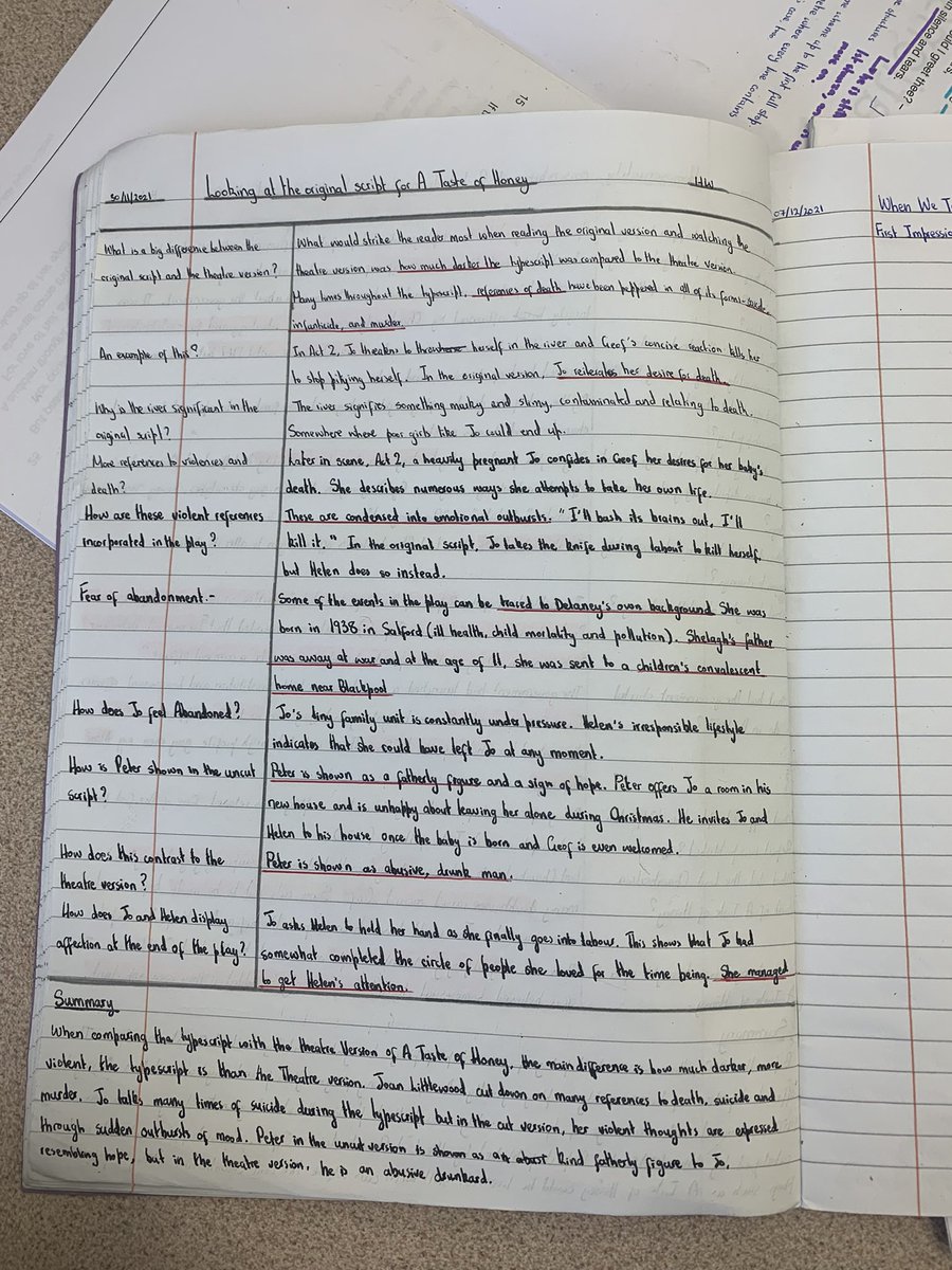 <a href="/greeborunner/">Zoe Enser 🐉</a> @J_Farmer18 <a href="/Team_English1/">Team English</a> <a href="/TeachMrRiches/">Adam Riches</a> <a href="/__codexterous/">Andy</a> Still working on improving the quizzing element and utilising them in the future. The notes are done on either British Library articles or Massolit lectures.