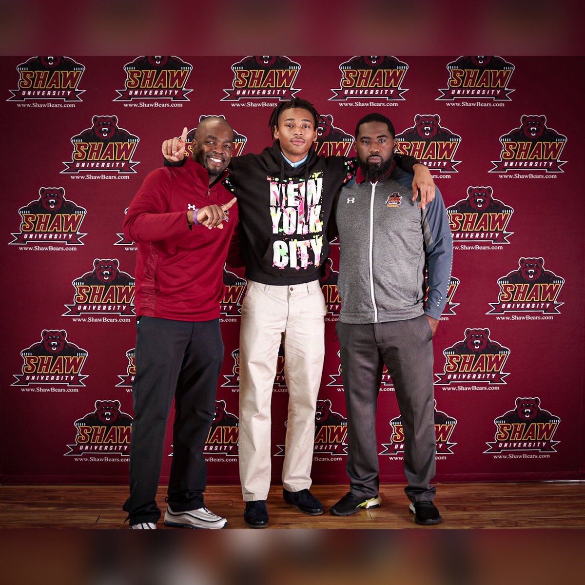 Blessed to receiver a Scholarship Offer from @ShawUniversity ! Had a great time on the visit and appreciate the love! #ShawU #GoBears 🐻