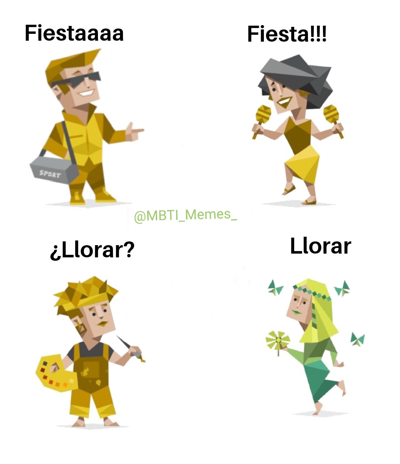 Mbti Memes Estp Esfp Isfp Infp T Co Ofcilb4n0i Twitter