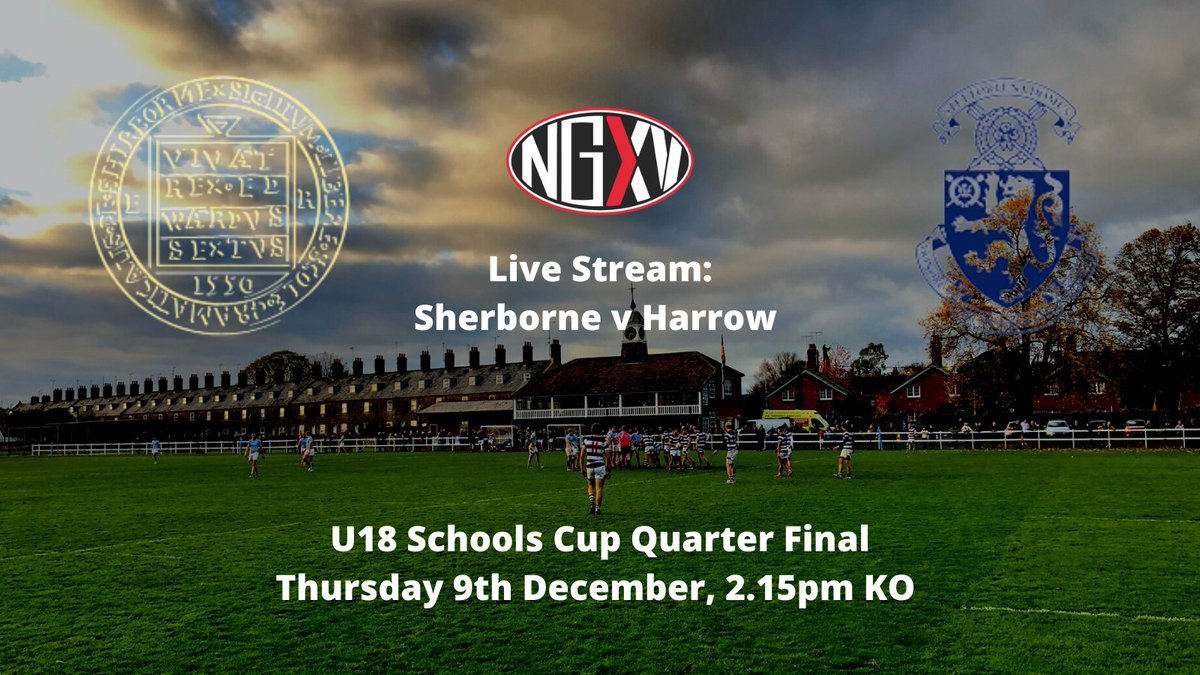 Next_Gen_Live's tweet photo. Live Stream: @SherborneRugby v @harrowschool - Tomorrow at 2.15pm

It’s the U18 Schools Cup Quarter Final between Sherborne and Harrow and we’ll have it live!

Check out our preview here, live stream link included!

https://t.co/Pq0hnXp1Ai #SchoolsRugby #LiveStream https://t.co/mKSFalWnAC