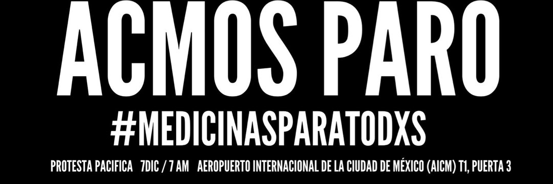 NoticiasGdl_Mx's tweet photo. ⚫🇲🇽 Nos Unimos al Paro de @NARIZROJAAC, al no publicar nada el Día de hoy, #ACMOSPARO, #NoHayQuimios, Nos Estan Matando 
nuestra Solidaridad y Respeto para las personas que por la Ineptitud de Unos, están pagando la Consecuencia de desabasto
⚫🇲🇽Un Soldado en Cada Hijo te Dio📯 https://t.co/BuPmAbHxgQ