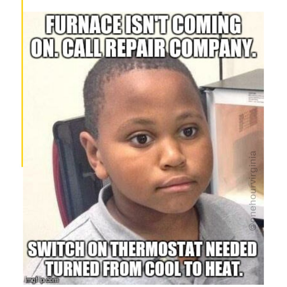 If your furnace isn't working, there 𝘢𝘳𝘦 things you can troubleshoot yourself. 👀 To learn about the 𝟓 𝐌𝐨𝐬𝐭 𝐂𝐨𝐦𝐦𝐨𝐧 𝐅𝐮𝐫𝐧𝐚𝐜𝐞 𝐑𝐞𝐩𝐚𝐢𝐫𝐬, click here: bit.ly/3own4sI #hvacrepair #alwaysontime #safetyfirst #diy