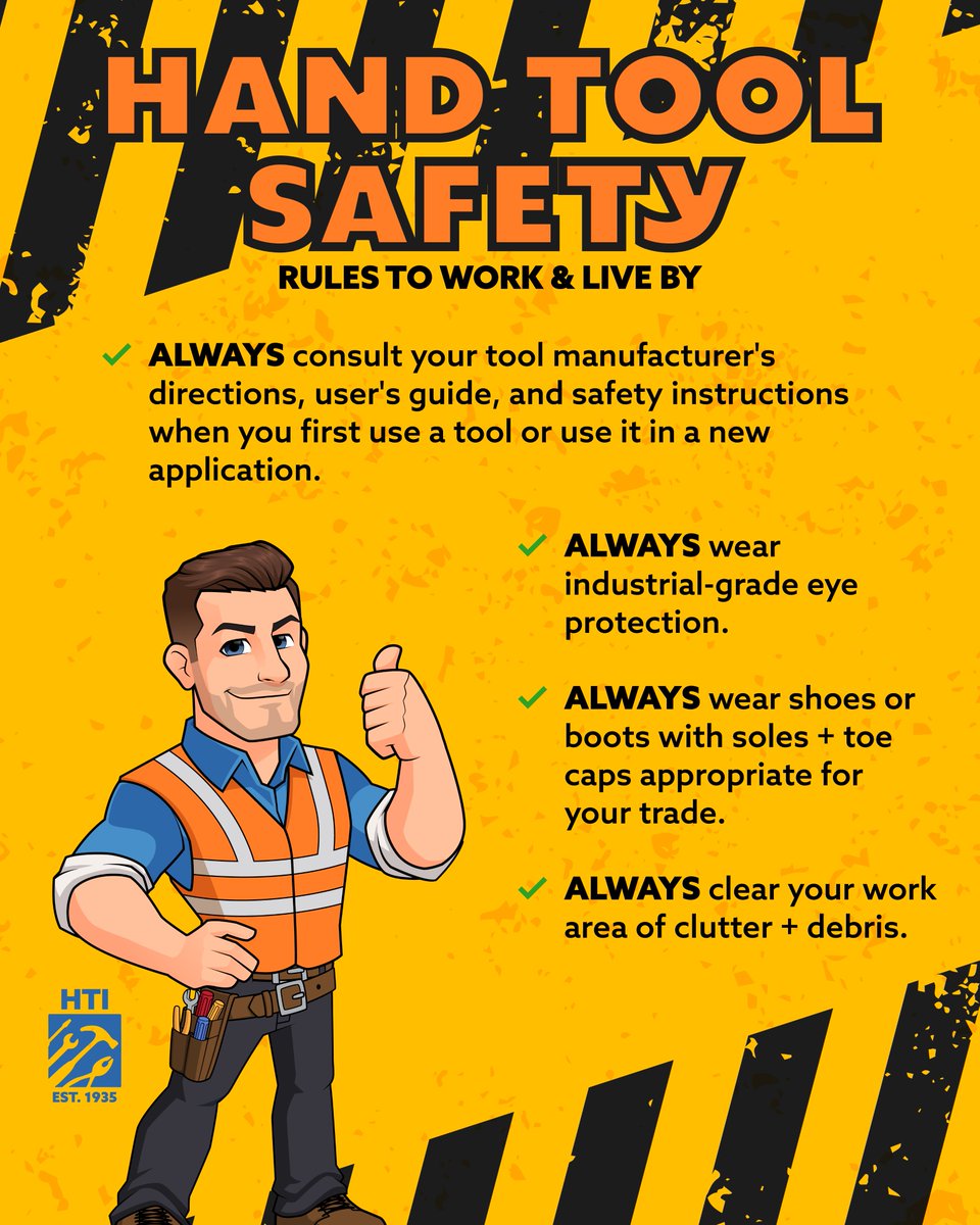 industrial hand safety posters