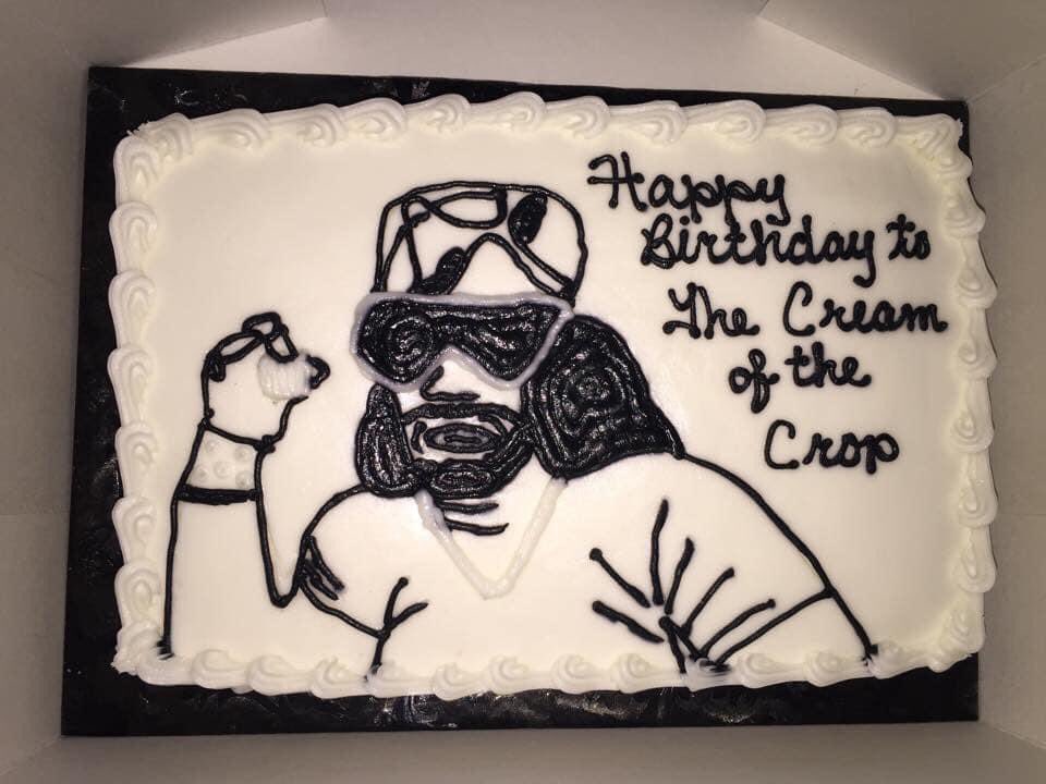  Happy birthday to my fellow 12/7 birthday man! I share with you my Macho Man Randy Savage cake. 