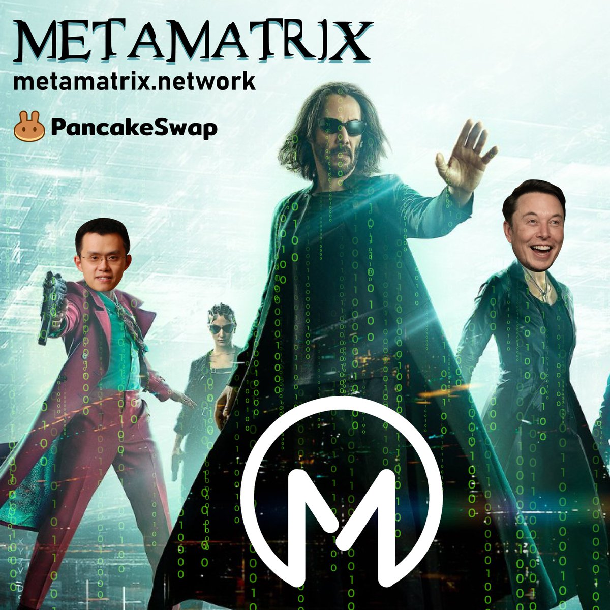 SquidyCoin's tweet photo. @MetaMatrixBSC JUST LAUNCHED 🔥 

💊KYC verified by the PinkSale Team Shield.
💊Project combines the Metaverse concept with the Matrix theme Puzzle piece.
💊Movie coming on December 22.

👁️ https://t.co/PN6tvMdvP3

#MetaMatrix #MetaMatrixBsc #ElonMusk #Matrix #BSCGem https://t.co/XWiK6x2IDT