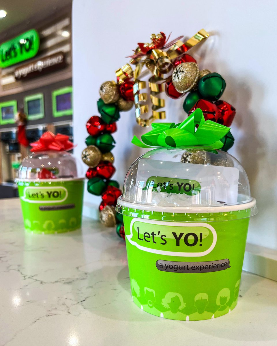 LetsYoMontclair's tweet photo. ‘Tis the season of gift-giving &amp; the froyo lover in your life needs this! 🍦💚 

You can’t go wrong with a gift card to Let’s Yo! Montclair (especially when they come in such a cute format) 😋🙌 https://t.co/1TeghSzNAS