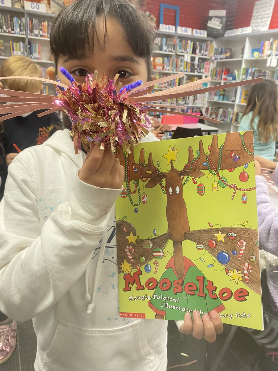 hawthorne_LLC's tweet photo. A view from the library door.  We read Mooseltoe by Palatini and made ‘moosetaches!’  What have you done for fun lately?  #hawkssoarbsd  #everythingspossiblebsd https://t.co/EBiHwuuLMN