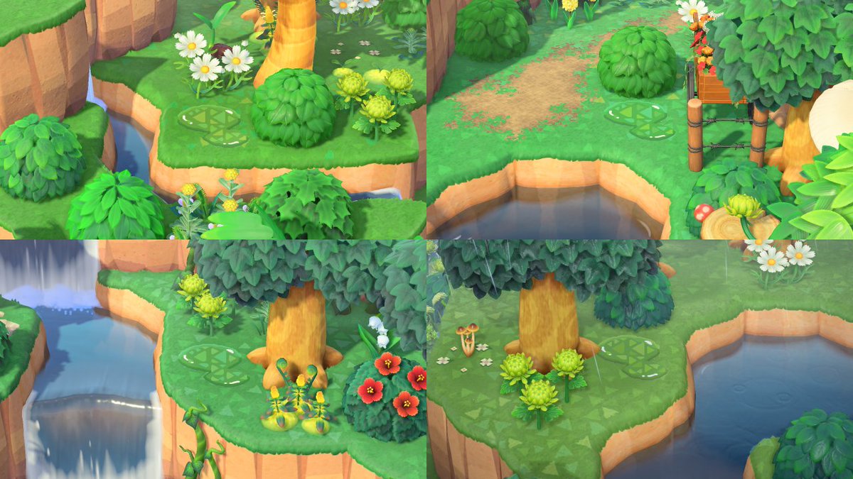samtournesol's tweet photo. hi ac world :) i noticed the seasonal puddle design made by a japanese creator was deleted. it was my FAVE design and i really wanted it back, so i made dupes. idk who the original designer is so if anyone can tell me their @ i will give credit :) #acnh #acnhdesign https://t.co/hXly45OaYx