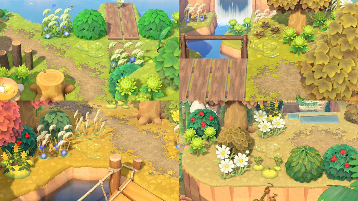 samtournesol's tweet photo. hi ac world :) i noticed the seasonal puddle design made by a japanese creator was deleted. it was my FAVE design and i really wanted it back, so i made dupes. idk who the original designer is so if anyone can tell me their @ i will give credit :) #acnh #acnhdesign https://t.co/hXly45OaYx