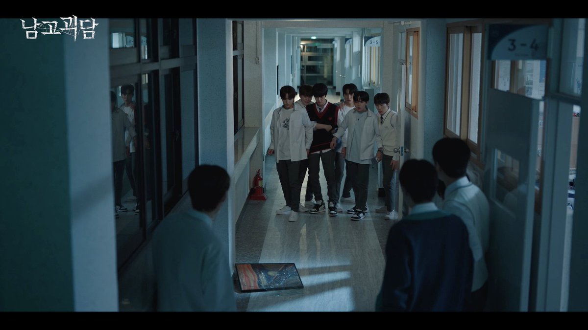 kilmdobby's tweet photo. Something wrong happening in the class and the tension between me and Junghwan became even more intense; This a still cut preview of the fourth episode that will be airing soon. Please stay tune! https://t.co/2mVoU8c3ju