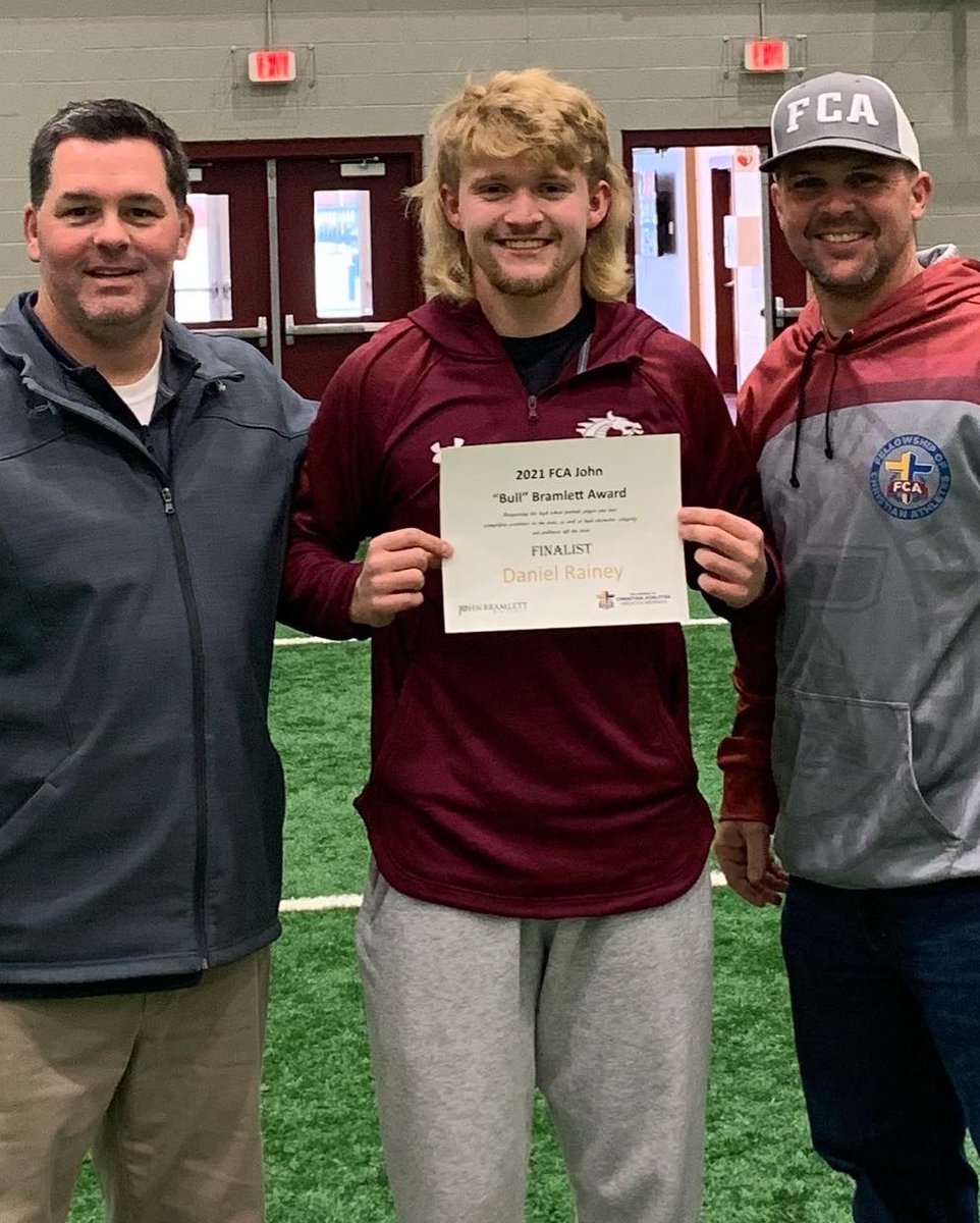 MemphisFCA901's tweet photo. Congrats to our 3 finalists for the 2021 John “Bull” Bramlett Award!!

Daniel Rainey - Collierville High School 
Kylan Bowers - Middle College High School
Tucker White - Evangelical Christian School https://t.co/AwcG2DKwTx