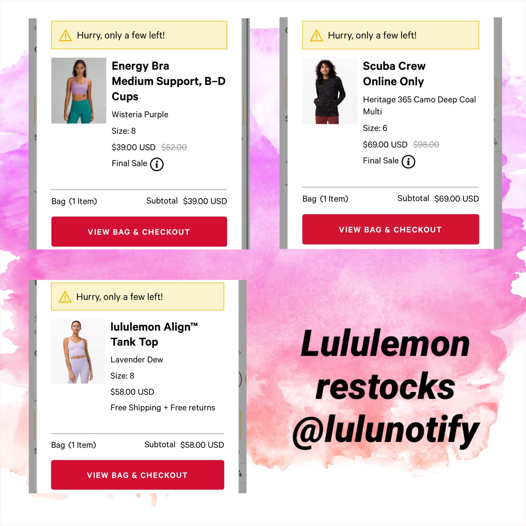 lululemon Restock Alerts (@lululemon_drops) / X