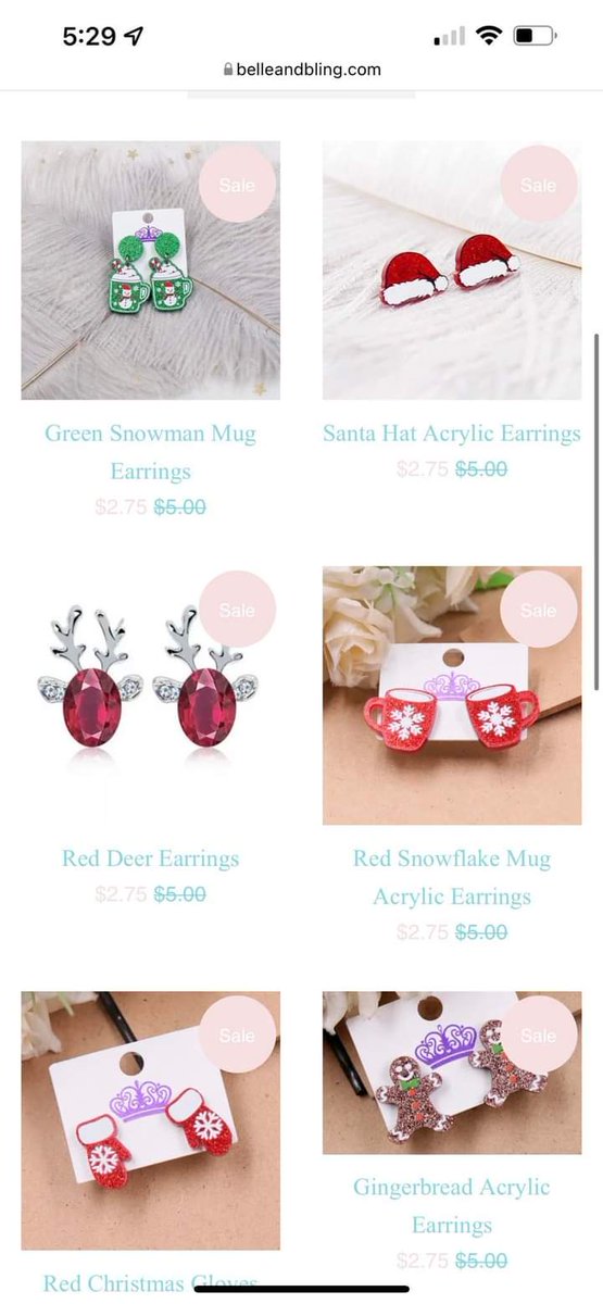 with_alisa's tweet photo. All of these are 50% off🤯Find them under the Christmas tab, all will ship out within 3-5 days.
https://t.co/GiFkWTzxHA
#christmasjewelry #Christmas #earrings #bracelet #merrychristmas #reindeer #snowman #gingerbreadman #plaid #snowflake #onsale #halfoff #50percentoff https://t.co/L1HlOtwRgq