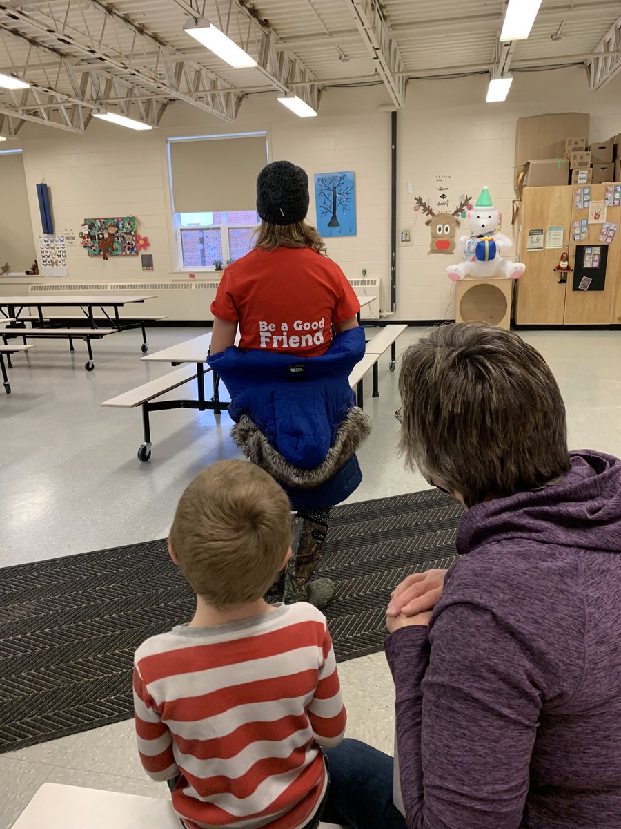 PWES_AVRCE's tweet photo. Day one and two of our 12 Days of Kindness at PWES. On our morning announcements we give a clue and students look for the staff member wearing a shirt that matches that days theme. Spreading cheer through acts of kindness. @AVRCE_NS https://t.co/XBtErDSoxq