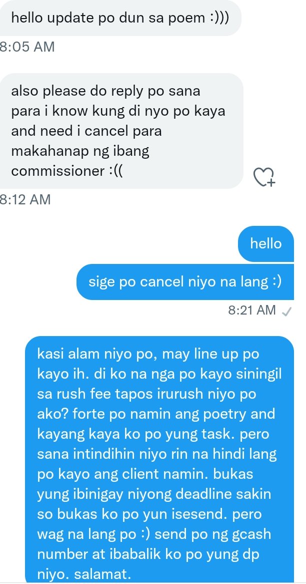 kakagising ko lang. 😃😃😃 

kailan kaya maiintindihan na hindi lang sila clients ng mga commers noh? na may line up nga??? jusko. tatanggapin ko ba yung task kung hindi ko kaya 😃😃😃 auto decline ako kapag alam kong di kaya 😃😃😃